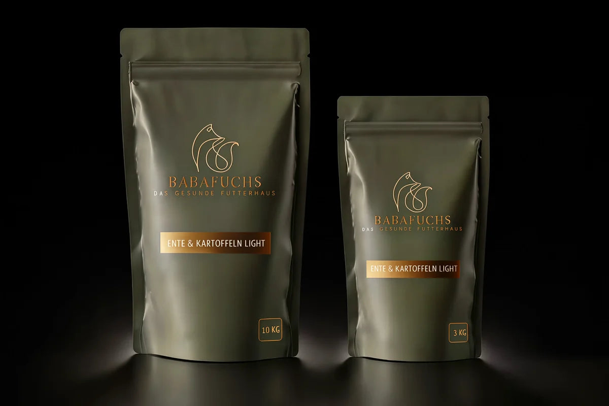 BabaFuchs Ente & Kartoffel Light Bio-Trockenfutter für Hunde