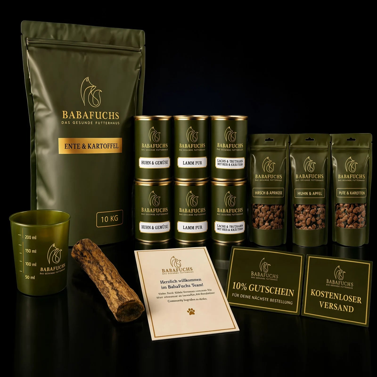 BabaFuchs Premium Box Hundefutter-Rundum-Paket