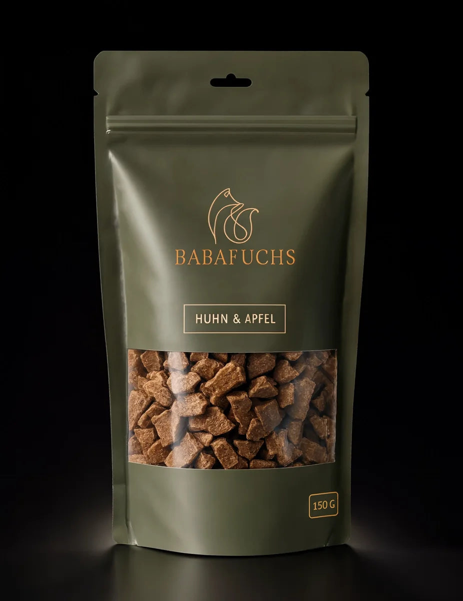 BabaFuchs Snack Huhn & Apfel Hundesnack für Hunde