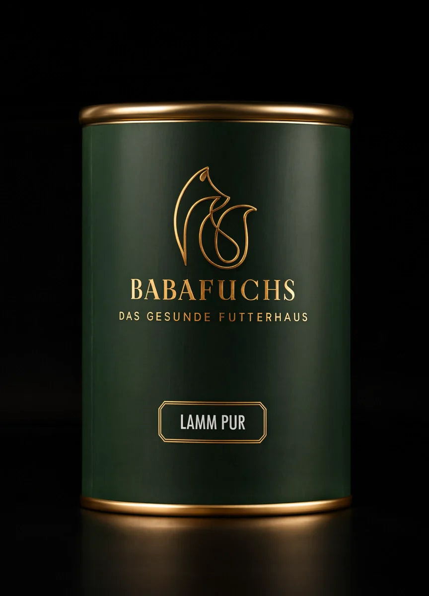 BabaFuchs Lamm Pur Bio-Nassfutter für Hunde