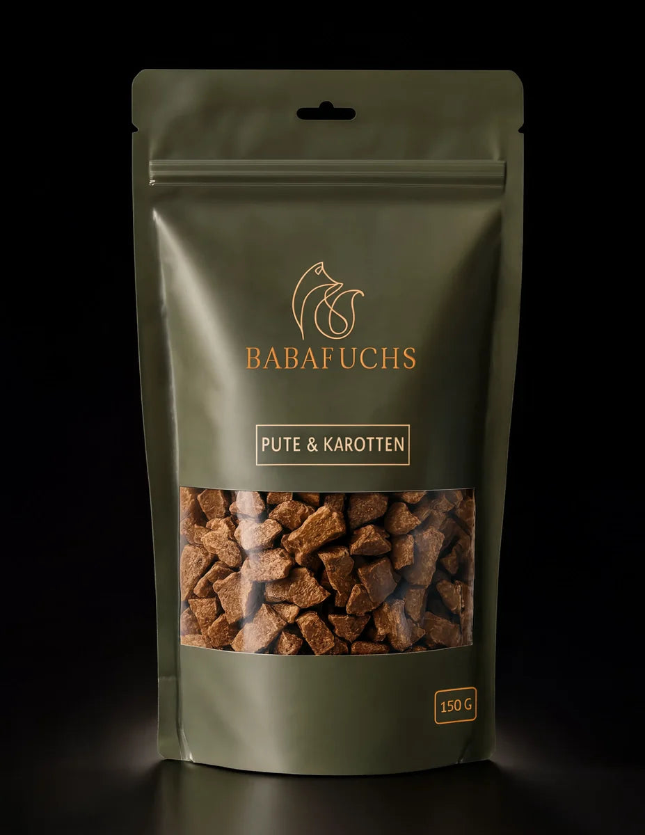 BabaFuchs Snack Pute & Karotten Hundesnack für Hunde