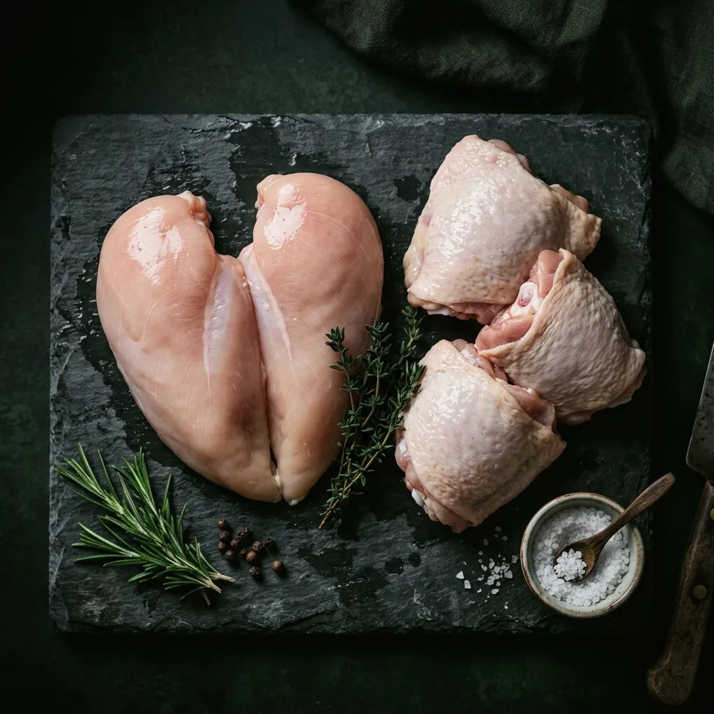 Huhn als Zutat der Rezeptur Huhn mit Gemüse